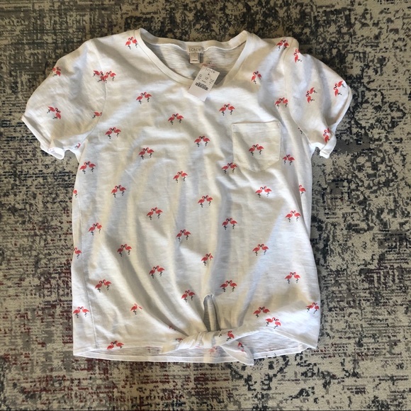 J. Crew Tops - J crew pocket tee t- short size large